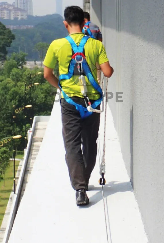 horizontal lifeline fall protection