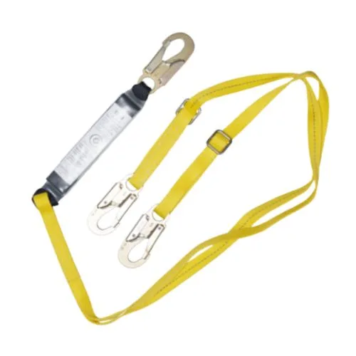msa twin leg webbing lanyards